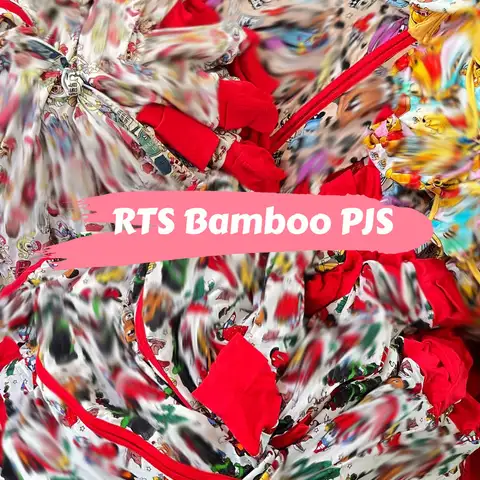 OEM Leading Mystery Bamboo Pajama Wholesale Box Baby Bamboo Pajamas Rts Kids Sleeper Clothes Pajama Set Long Sleeve Pjs Set Verified Direct