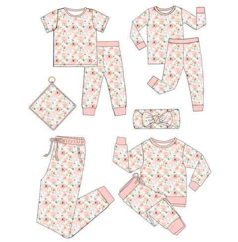 Verified Family Matching Outfits Bamboo Pajamas Custom Direct Manufacturer