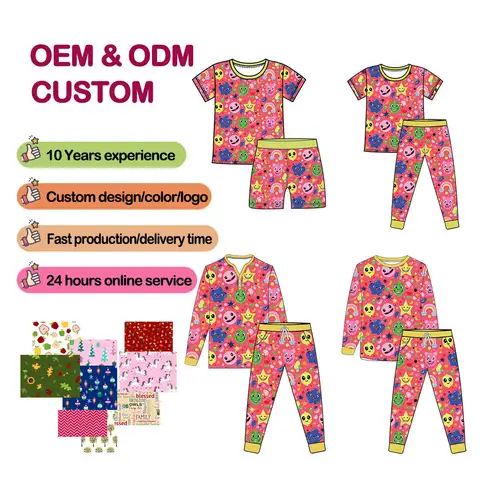 Direct OEM Supplier Manufacturer Long Sleeve Pregnant Bamboo Cotton Pajamas
