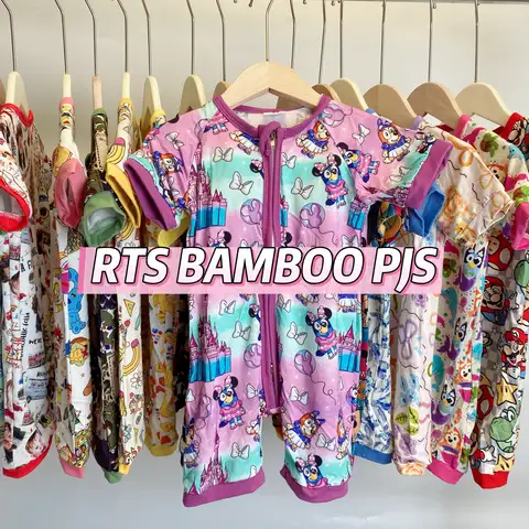 Supplier OEM China Source Bubble Romper Baby Bamboo Pajamas