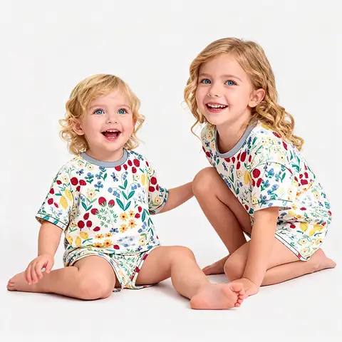 China Supplier Manufacturer Kids Pajamas Bamboo Lyocell Wholesale