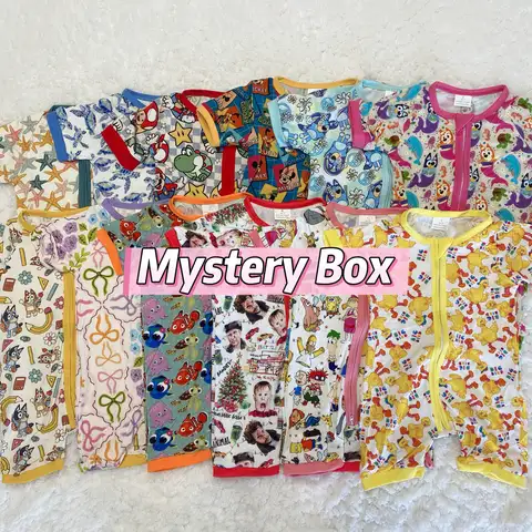 Manufacturer China OEM Source Ce Cpc Certified Customizable Print Pattern Long Sleeve Bamboo Spandex Baby Rompers Pajamas Zip Closure OnePiece Suit For Baby Top