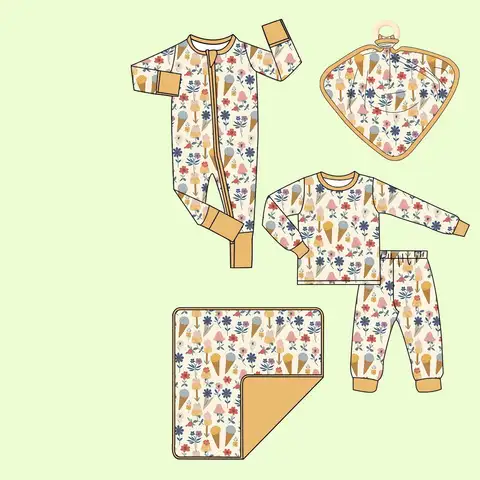 Pyjama 100 Cotton Knitted Pajama Sets Direct Supplier Factory